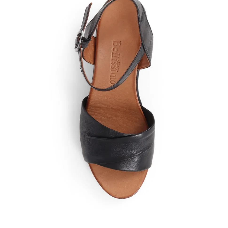 Adjustable Buckle Wedges - Black