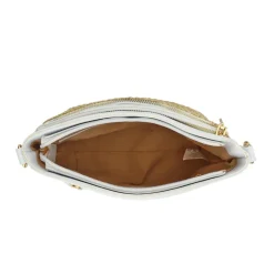 Adjustable Cross-Body Bag - White