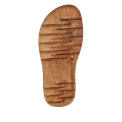 Adjustable Leather Mules - Navy