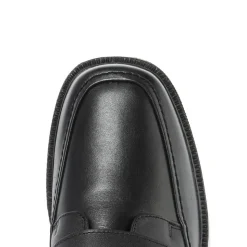 Adjustable Leather Shoes - Black