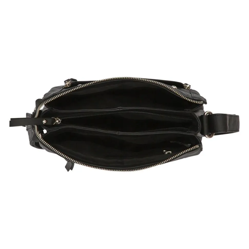 Adjustable Multi-Pocket Handbag - Black