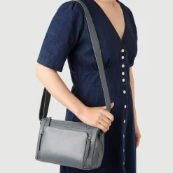 Adjustable Multi-Pocket Handbag - Denim