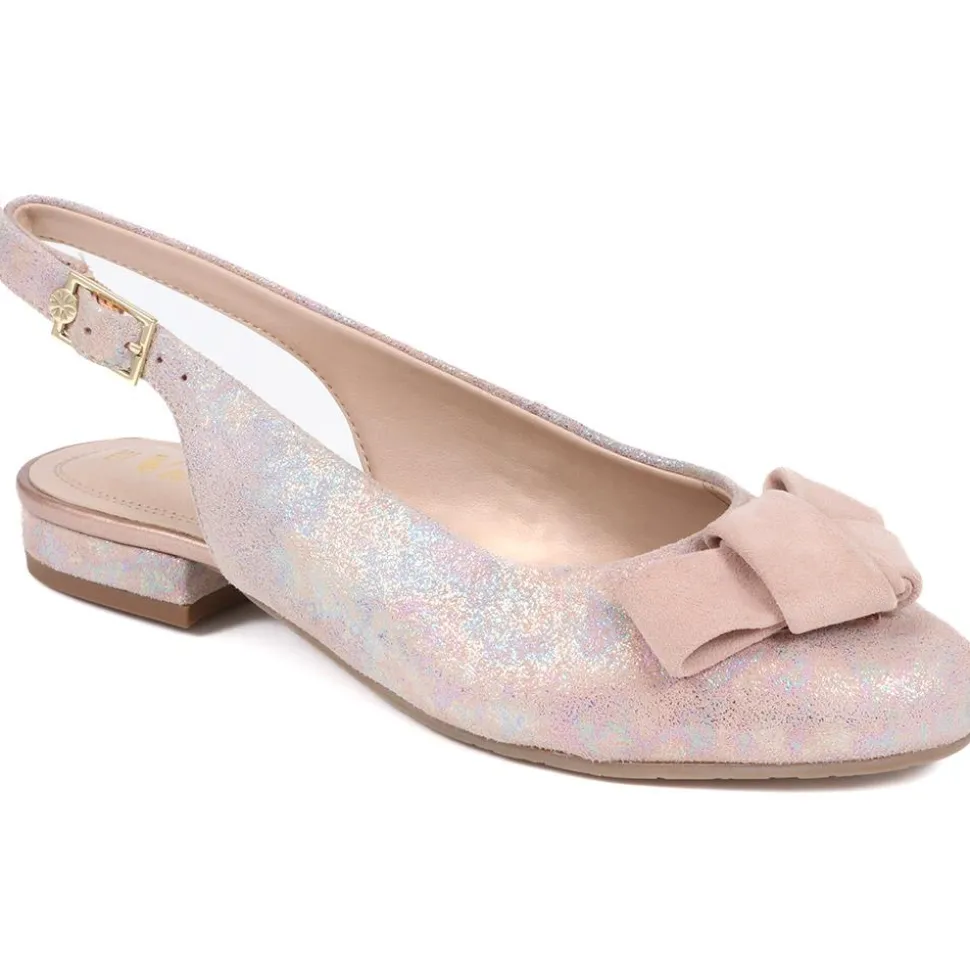 Adjustable Slingbacks - Nude