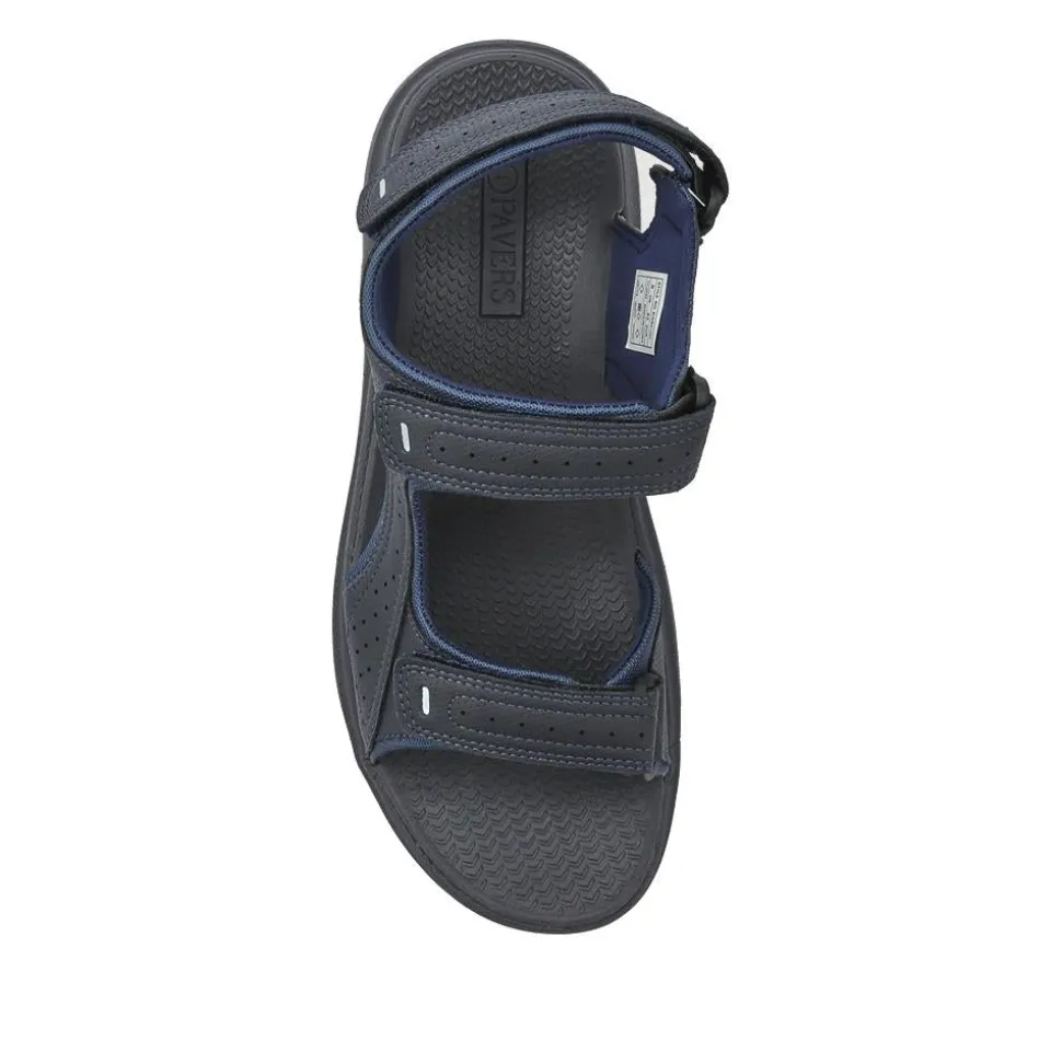 Adjustable Touch-Fasten Sandals - Navy