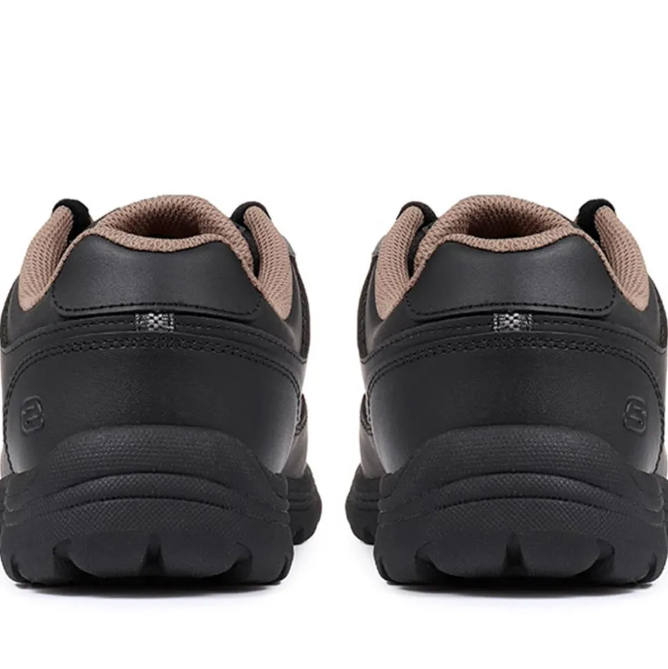 Ahoy-Runaway Fierce Lace-Up Trainers - Black
