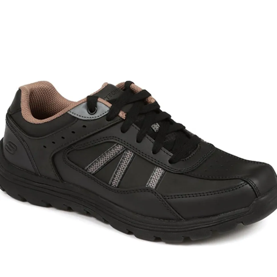 Ahoy-Runaway Fierce Lace-Up Trainers - Black