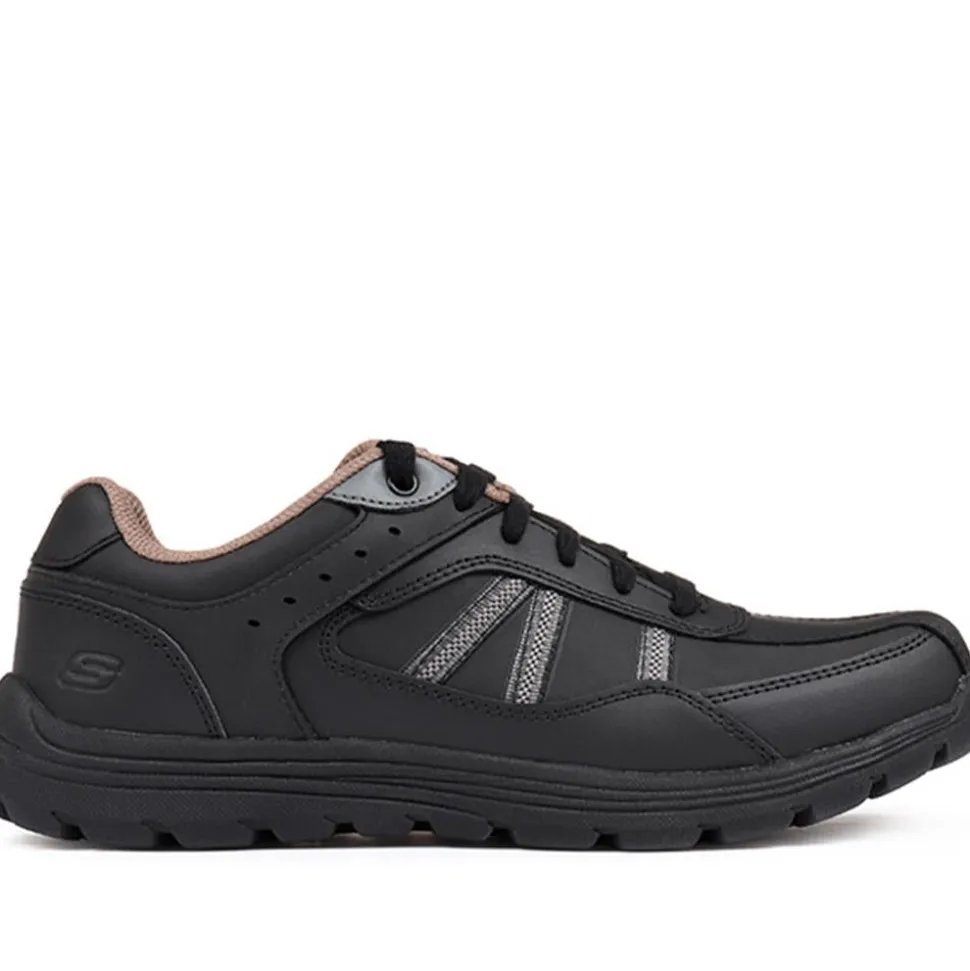 Ahoy-Runaway Fierce Lace-Up Trainers - Black