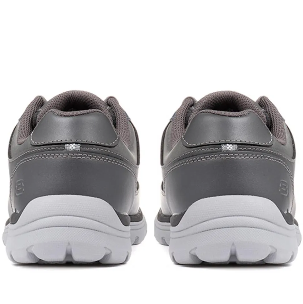 Ahoy-Runaway Fierce Lace-Up Trainers - Charcoal