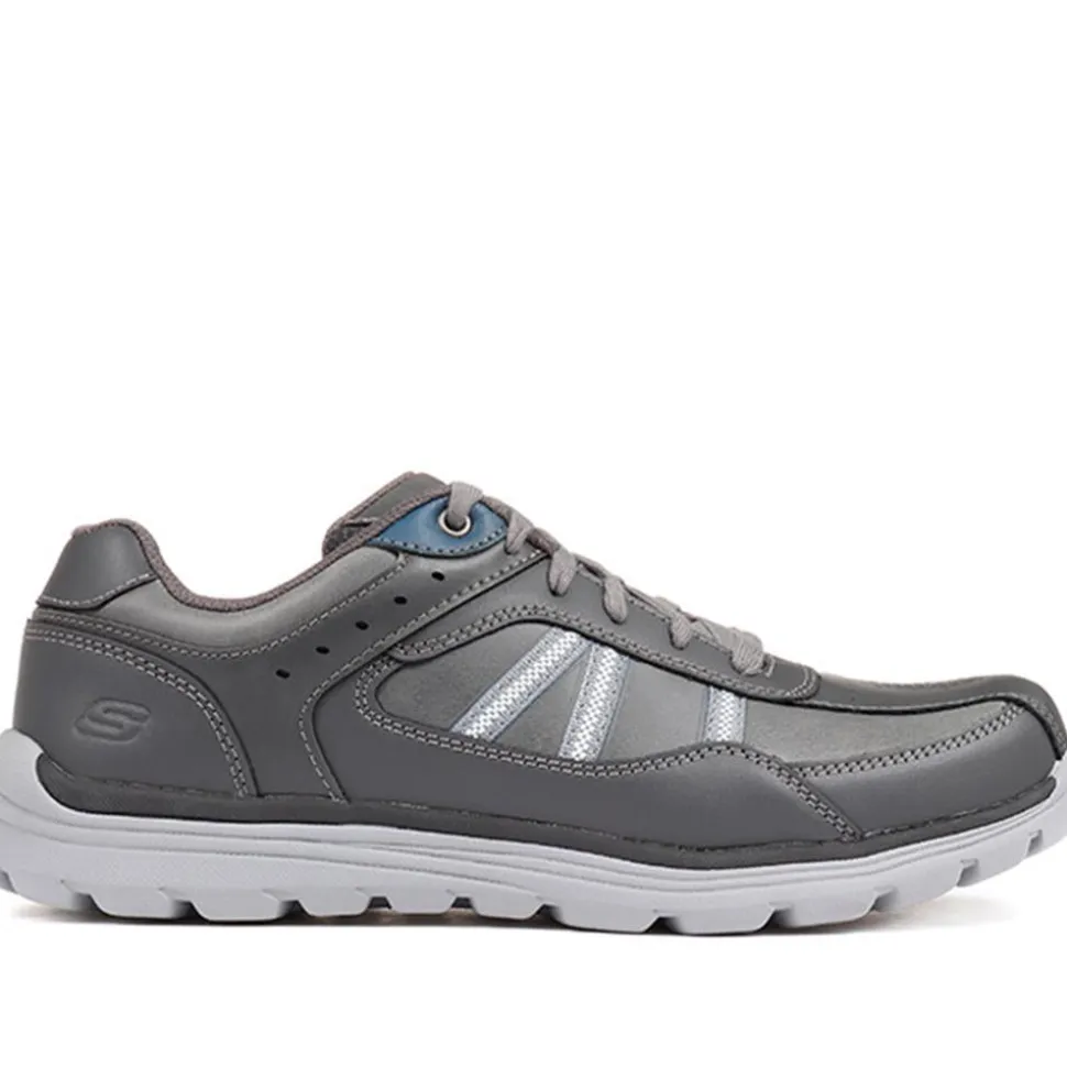 Ahoy-Runaway Fierce Lace-Up Trainers - Charcoal
