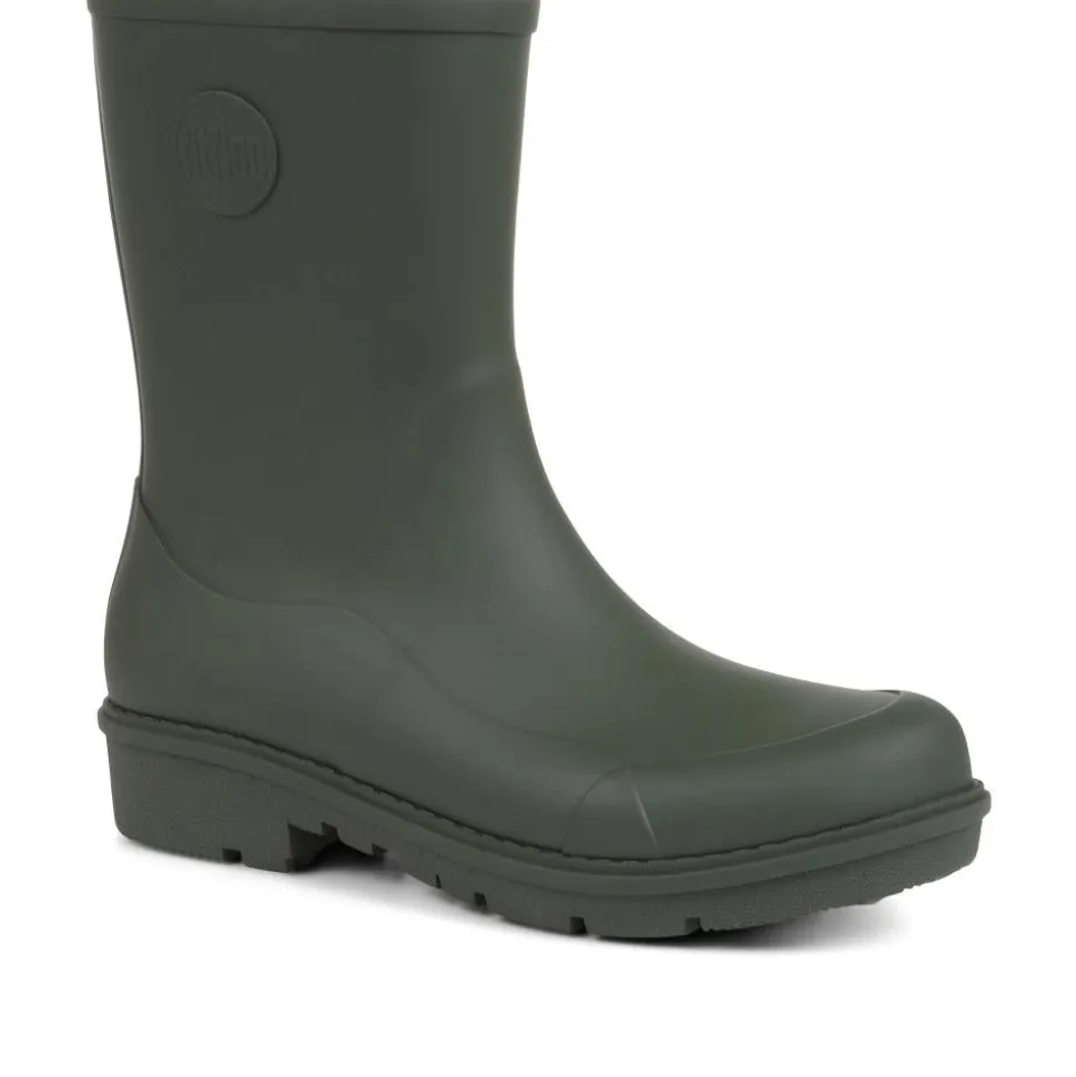 AH6 WonderWelly Short Wellington Boots - Green