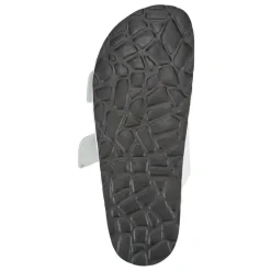 All-Leather Casual Mule Sandals - White