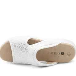 Anatomic Self Moulding Cushioned Mule Sandals - White