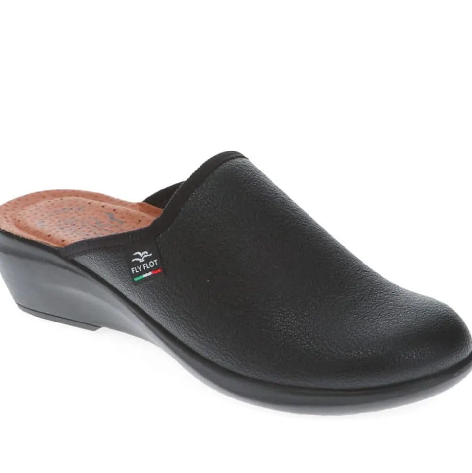 Anatomic Wedge Mules - Black