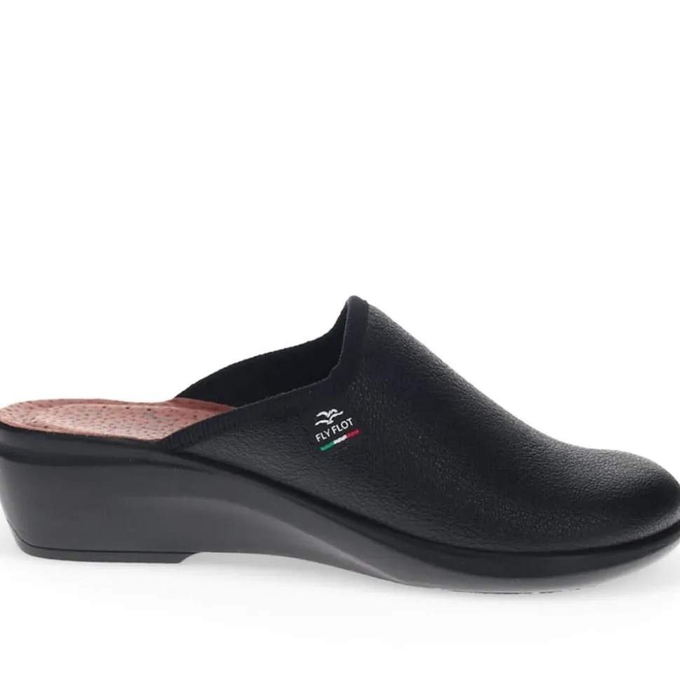 Anatomic Wedge Mules - Black