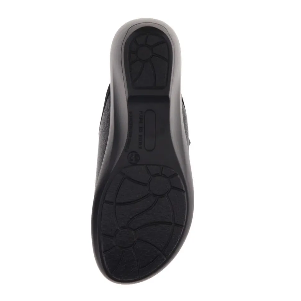 Anatomic Wedge Mules - Black