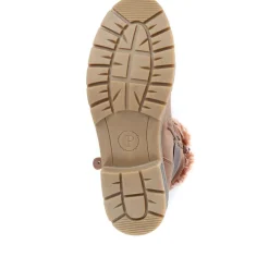 Ankle Biker Boots - Tan