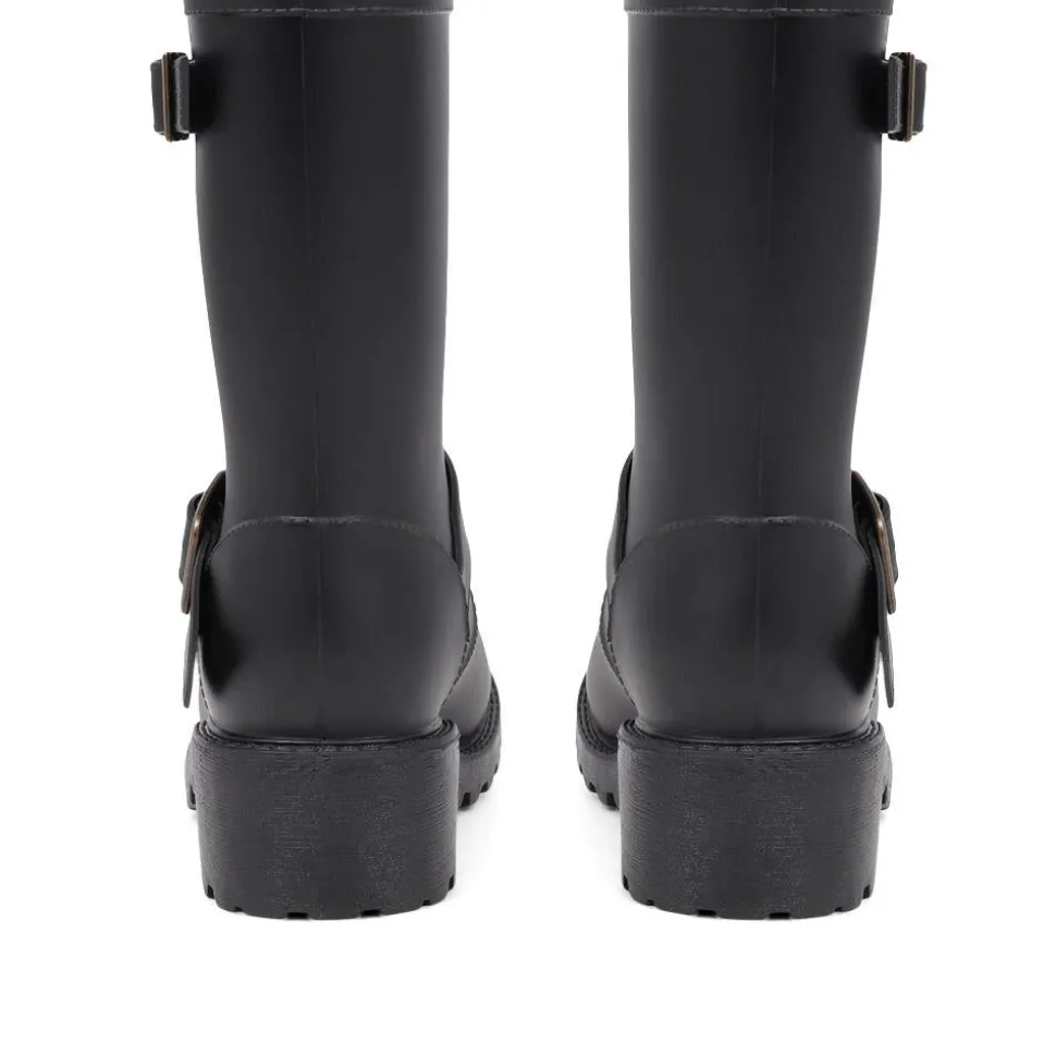 Ankle Boot Wellies - Black
