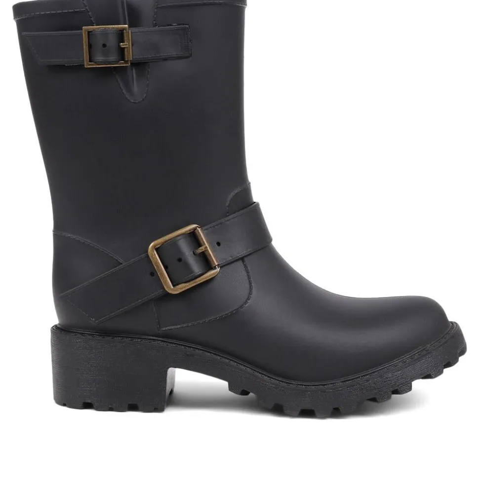 Ankle Boot Wellies - Black