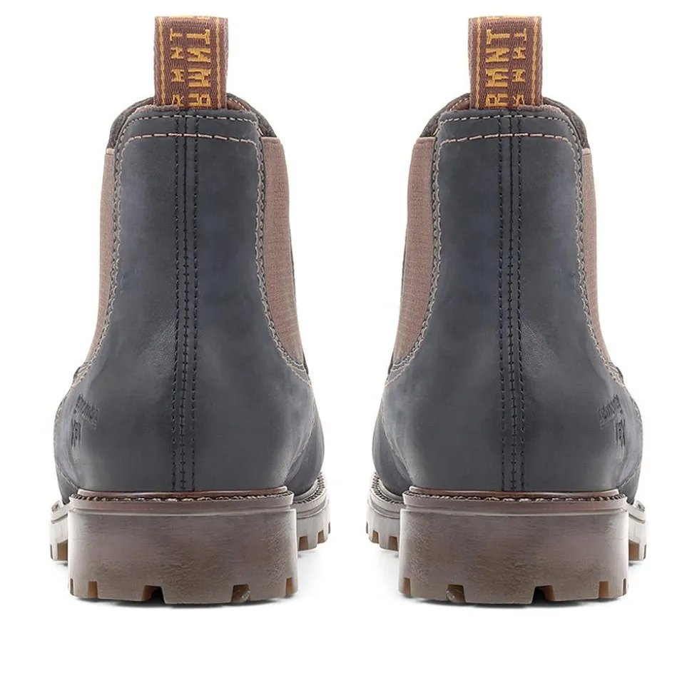Ankle Chelsea Boots - Navy