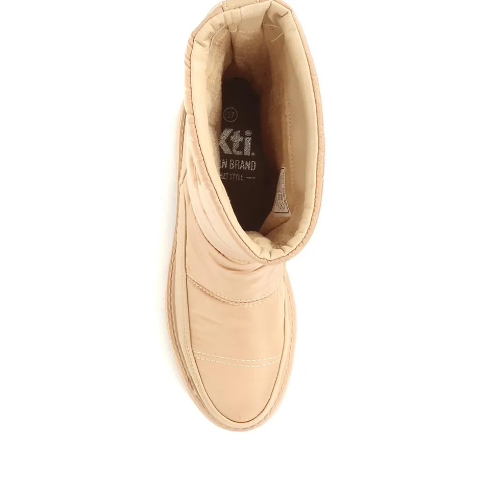 Ankle Snow Boots - Beige