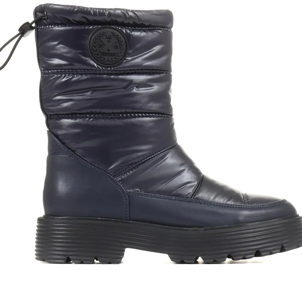 Ankle Snow Boots - Navy
