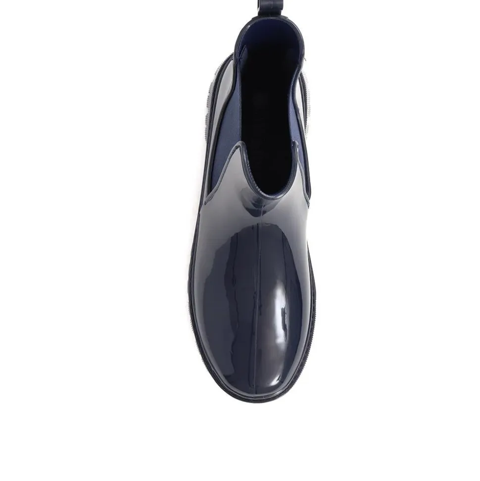 Ankle Wellington Boots - Navy
