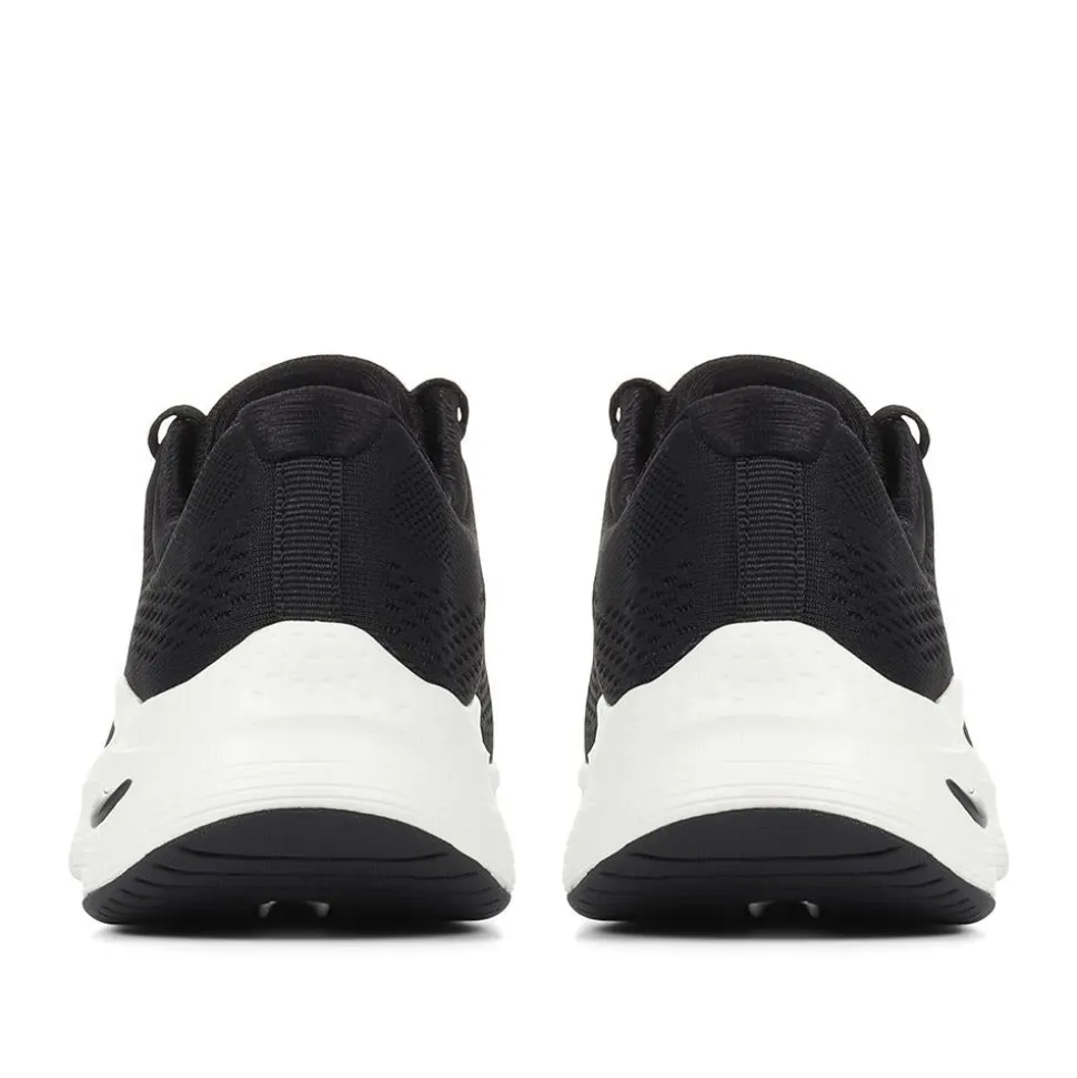Arch Fit: Big Appeal Lace-Up Trainers - Black-White