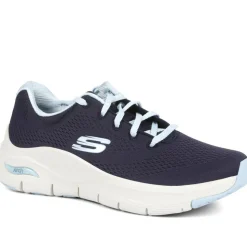 Arch Fit: Big Appeal Lace-Up Trainers - Navy