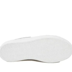 Arianna Quilted Leather Zip & Lace Trainers - White Leather