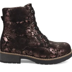 Ashbourne Extra-Wide Boots - Black Floral