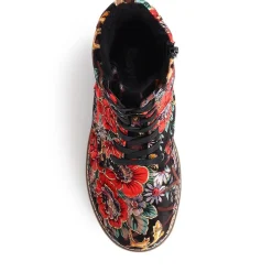 Ashbourne Extra-Wide Boots - Red Multi