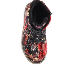 Ashbourne Extra-Wide Boots - Red Multi