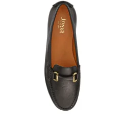 Athikia Leather Slip-On Shoes - Black
