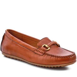 Athikia Leather Slip-On Shoes - Tan
