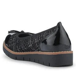 Ballet Pumps - Black Tweed