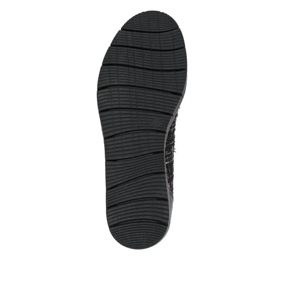 Ballet Pumps - Black Tweed
