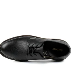 Barbour Harefield Leather Derby Shoes - Black