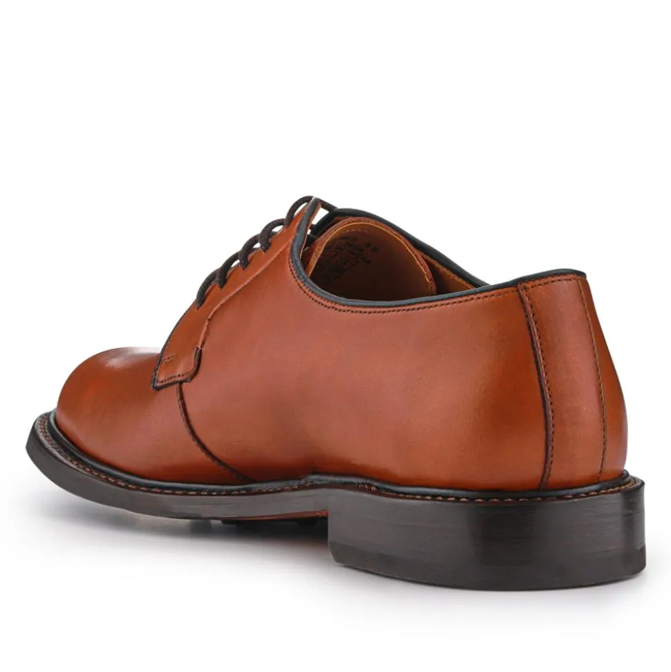 Barnes Goodyear Welt Leather Lace-Up Shoes - British Tan
