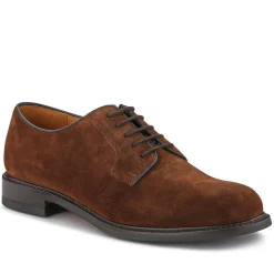 Barnes Goodyear Welt Leather Lace-Up Shoes - Brown Suede