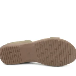 Beaded Lightweight Mule Sandals - Khaki