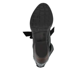Bellissimo Leather Bow Boots - Black