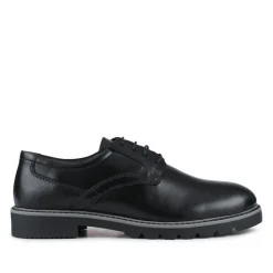 Bellissimo Leather Lace-Up Shoes - Black