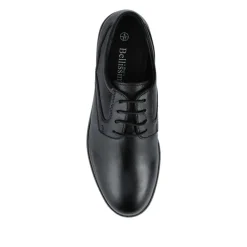 Bellissimo Leather Lace-Up Shoes - Black
