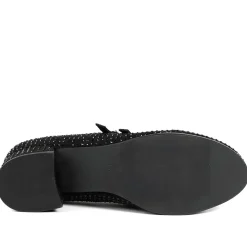 Bellissimo Smart Diamente Mary Janes - Black