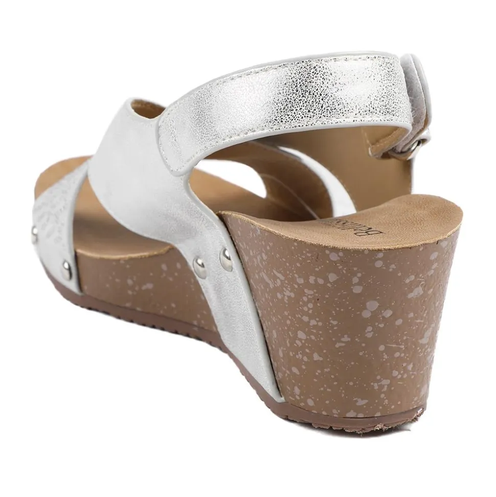 Bellissimo Wide Fit Slingback Sandals - Metallic