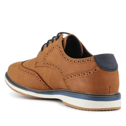 Ben Sherman Grip Sole Brogue Shoes - Tan