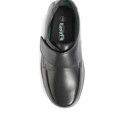 Bernardo Leather Touch Fastening Shoe - Black