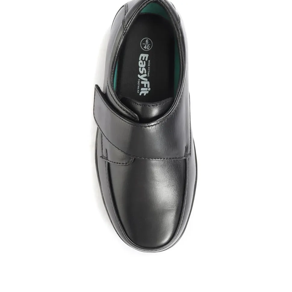 Bernardo Leather Touch Fastening Shoe - Black