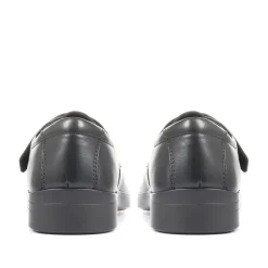 Bernardo Leather Touch Fastening Shoe - Black