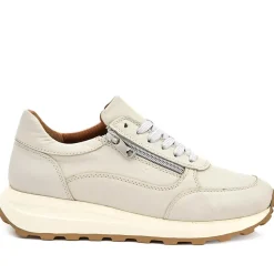 Bertina Lace-Up Trainers - Off White